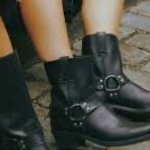 River road ranger lo cut womens leather harness boot size 8.5